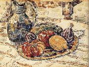 Paul Signac The still life having fruit Spain oil painting reproduction